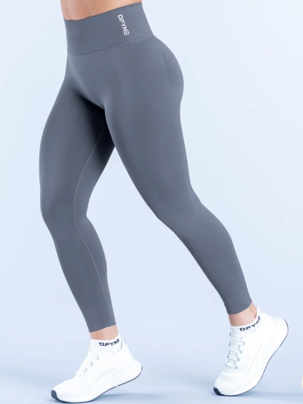 DFYNE Dynamic Leggings - stone grey